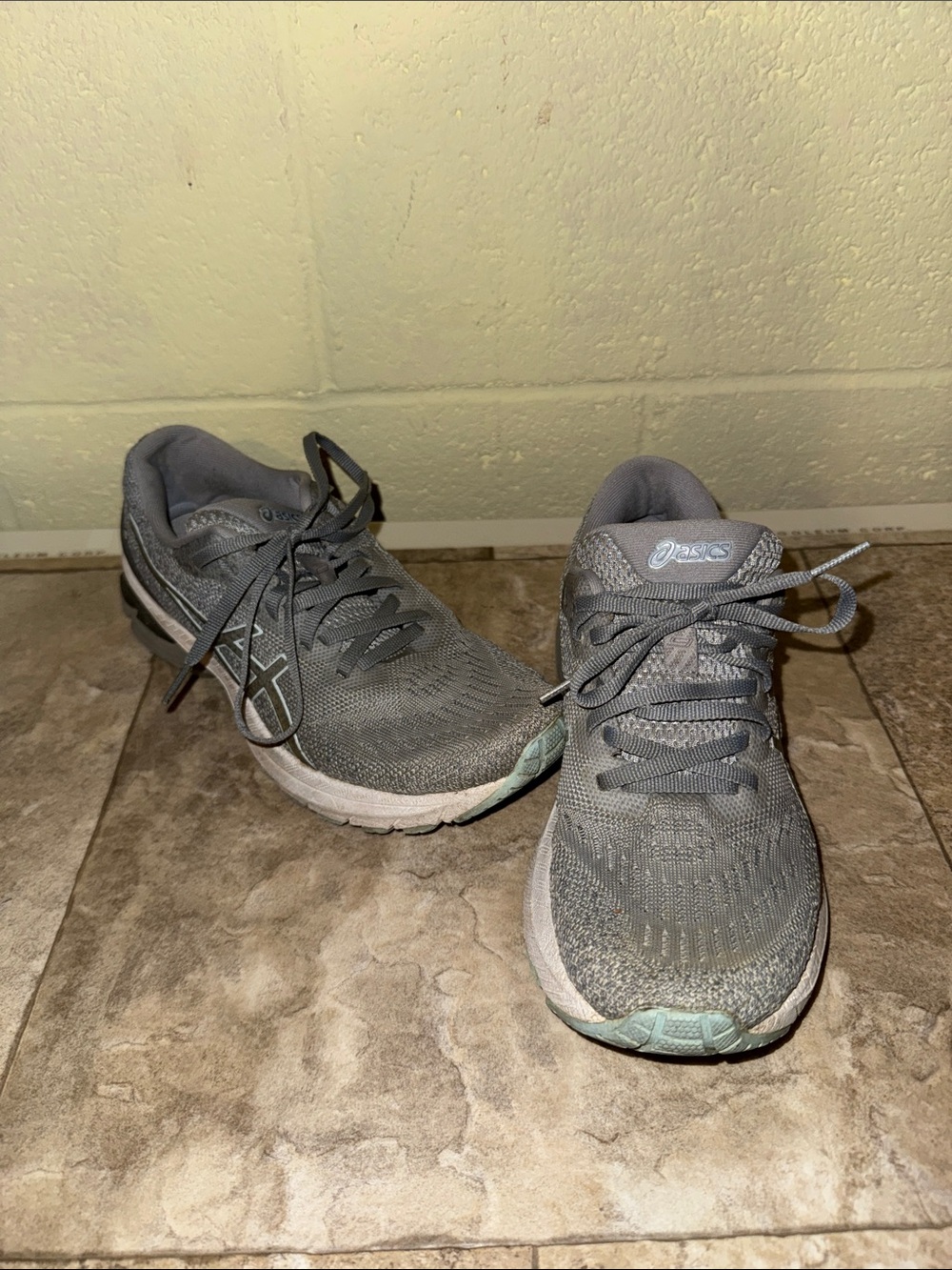 ASICS Women's Light Gray Running Shoes